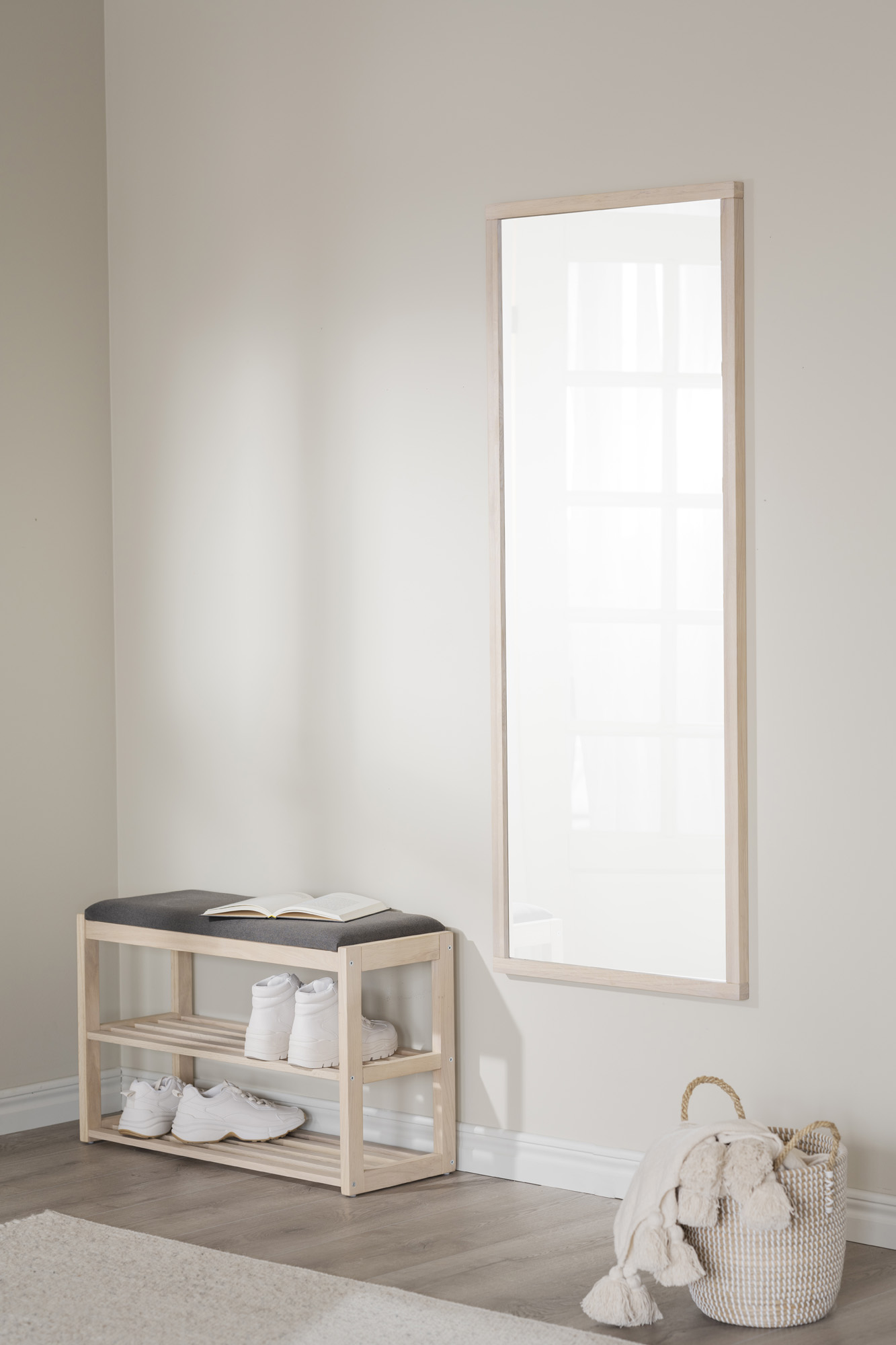 Confetti skohylde/bænk